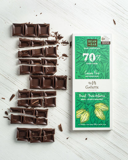 Gallette Chocolate Bar 70% Cocoa