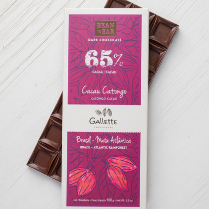 Gallete Chocolates - Chocolate Bar 65% Catongo Cocoa