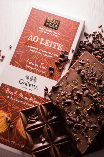 Gallette Chocolates Chocolate Bar 40% Cocoa Burnt Caramel