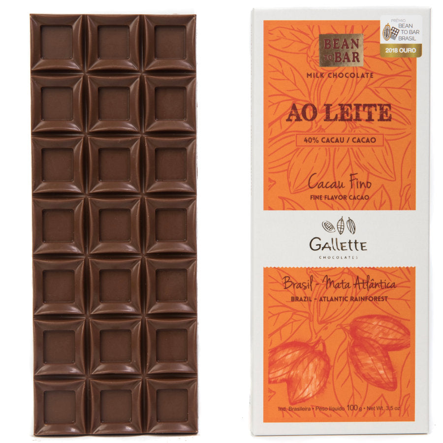 Milk Chocolate Bean To Bar With 40% Cocoa - 3.5 oz