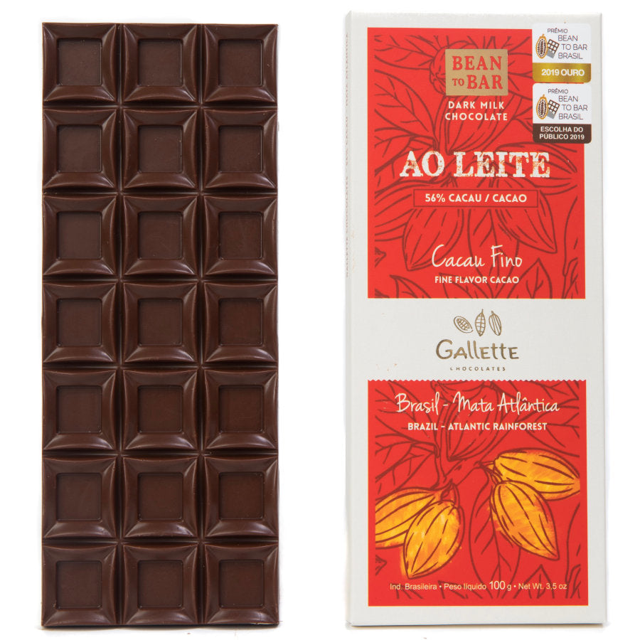 Chocolate Bar With 56% Cocoa - 3.5 oz